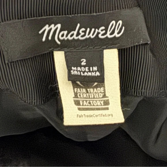 MADEWELL
Buckle-Belt Wrap Mini Skirt in Larsa Brushed Plaid Sz 2 - Picture 6 of 9